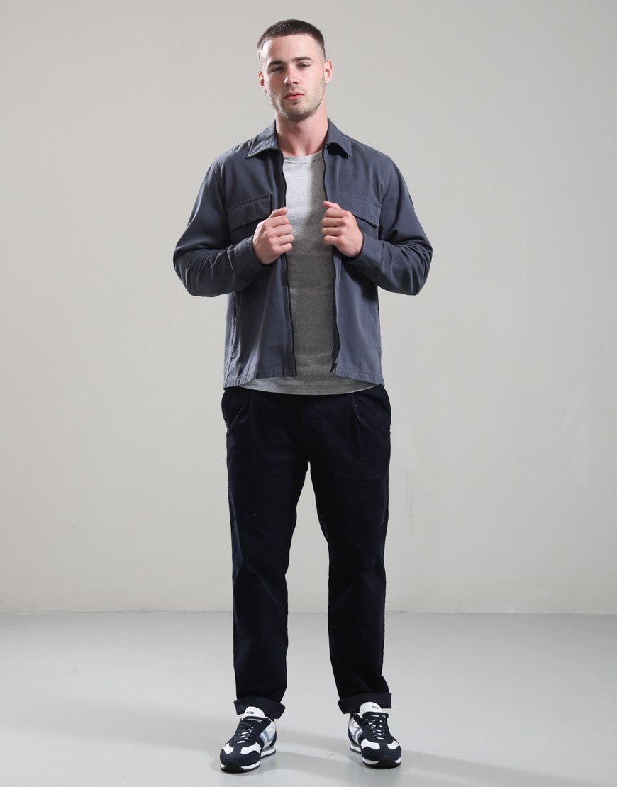 BOSS Lorum_1_M Overshirt Dark Blue