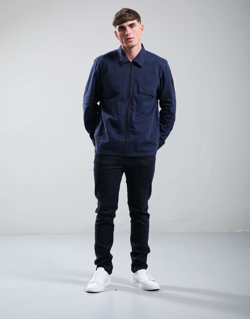 BOSS Lorum_M Overshirt Open Blue