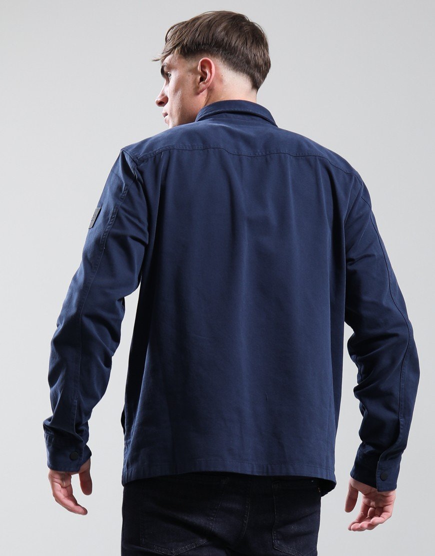BOSS Lorum_M Overshirt Open Blue