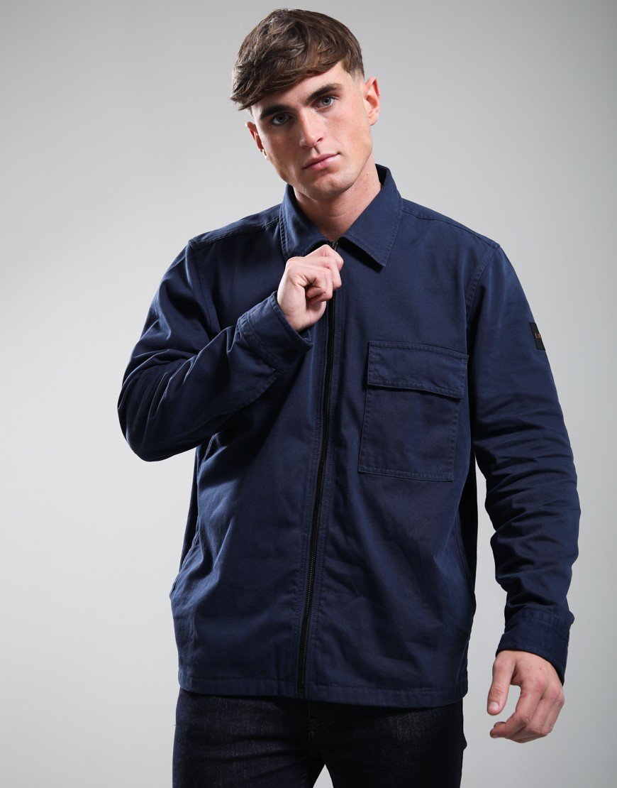 BOSS Lorum_M Overshirt Open Blue