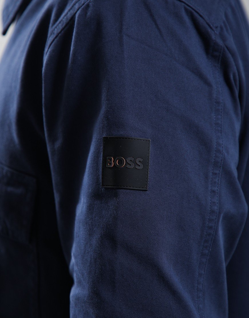 BOSS Lorum_M Overshirt Open Blue