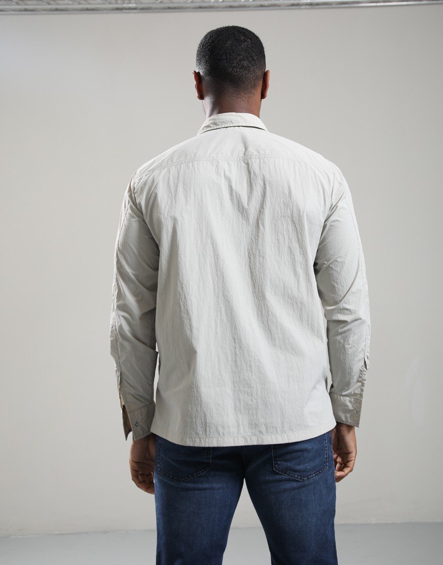 BOSS Lotape Overshirt Open Grey