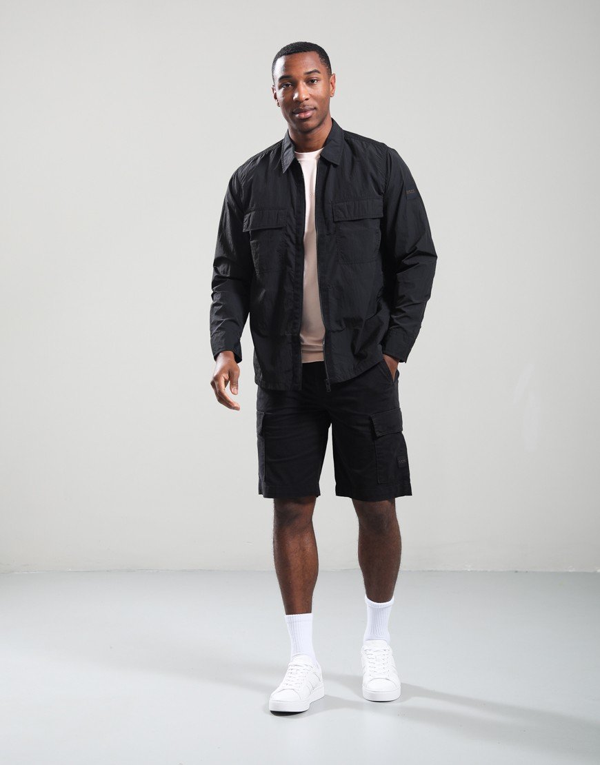 BOSS Lotape Overshirt Black