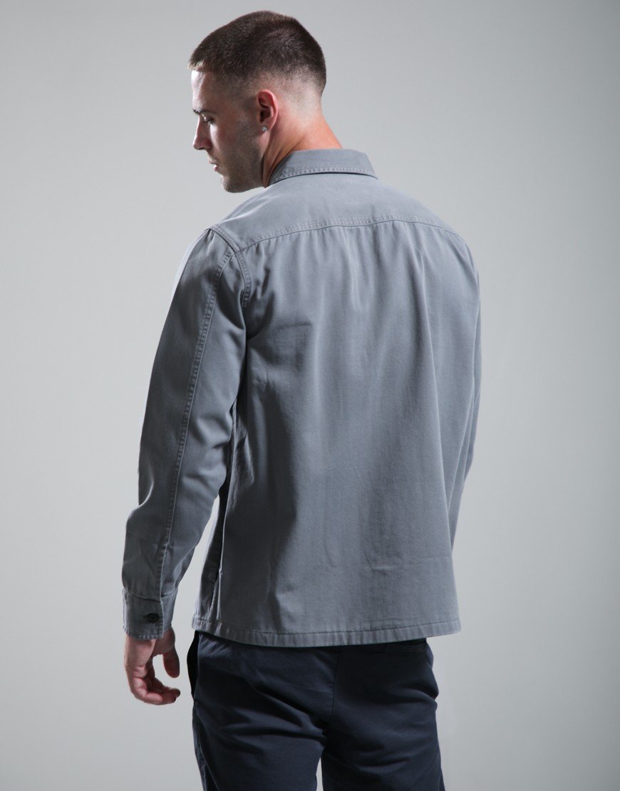 BOSS Lovel-zip 15 Overshirt Open Grey