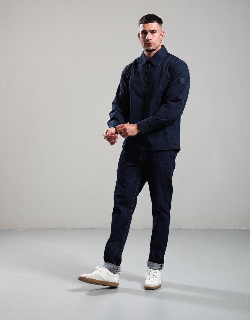 BOSS Lutti_M Overshirt Dark Blue