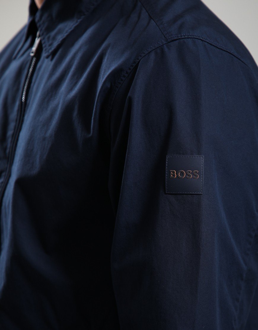 BOSS Lutti_M Overshirt Dark Blue