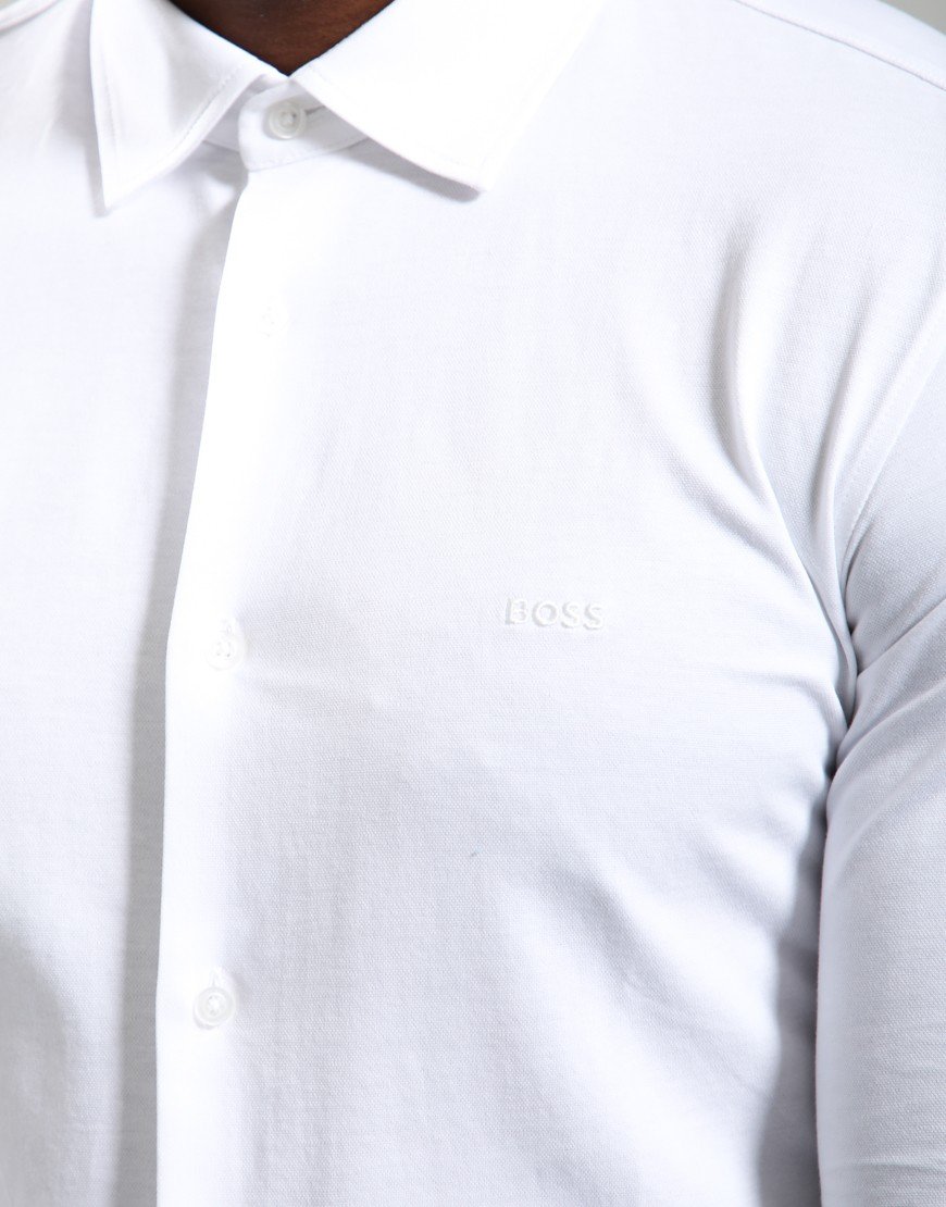 BOSS Mysoft_2_M Long Sleeve Shirt White