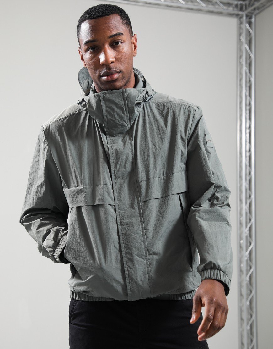 BOSS Oberle1 Jacket Open Grey