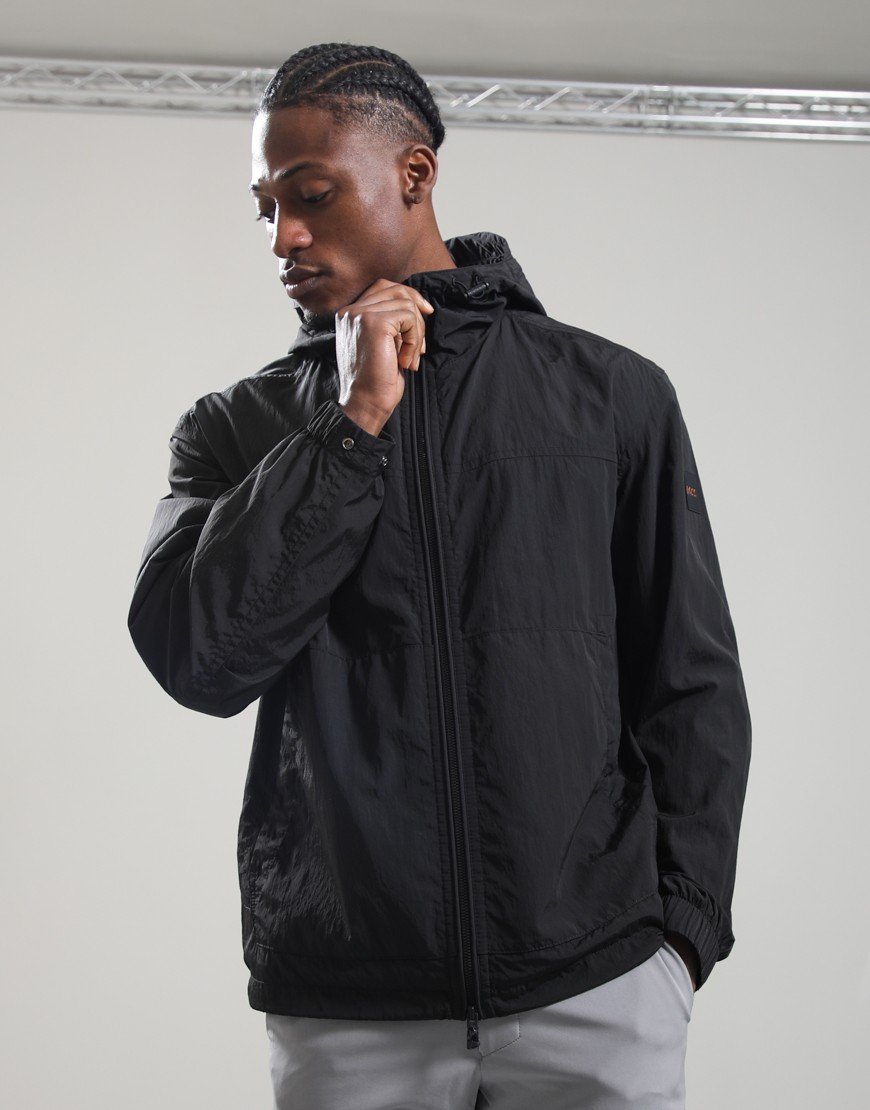 BOSS Orip Hooded Jacket Black