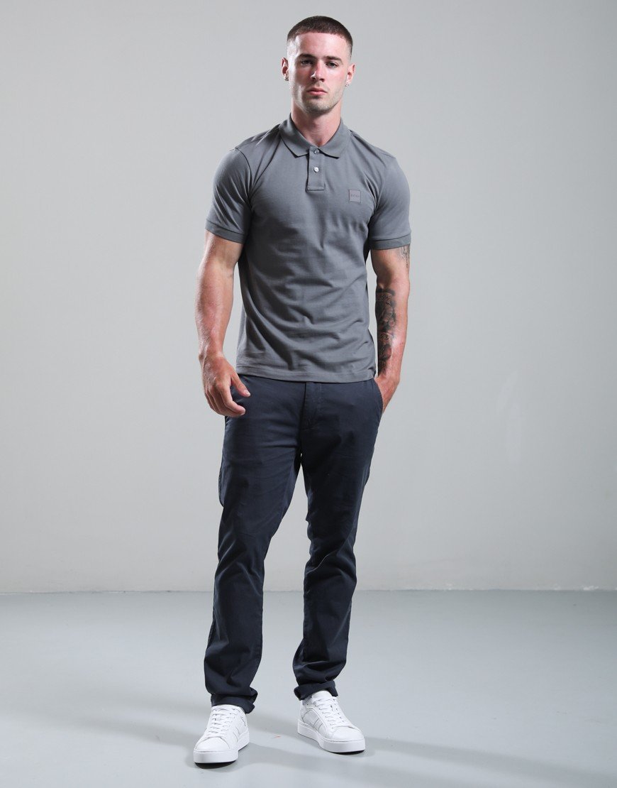 BOSS Passenger Polo Shirt Dark Grey