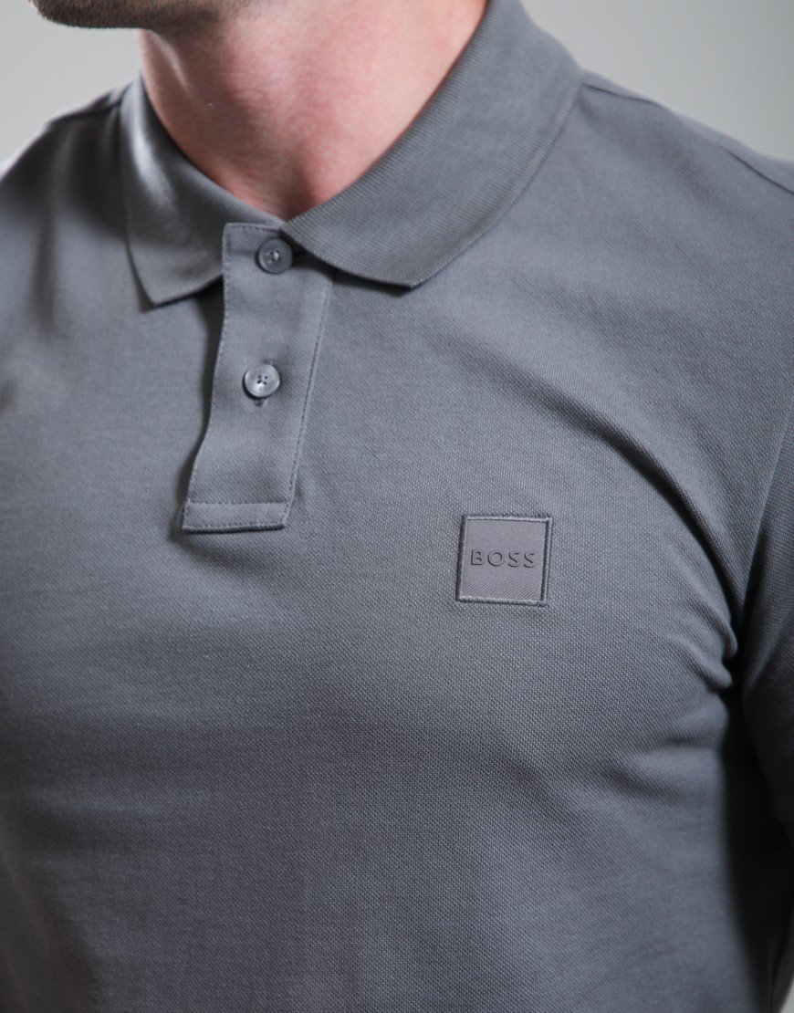 BOSS Passenger Polo Shirt Dark Grey