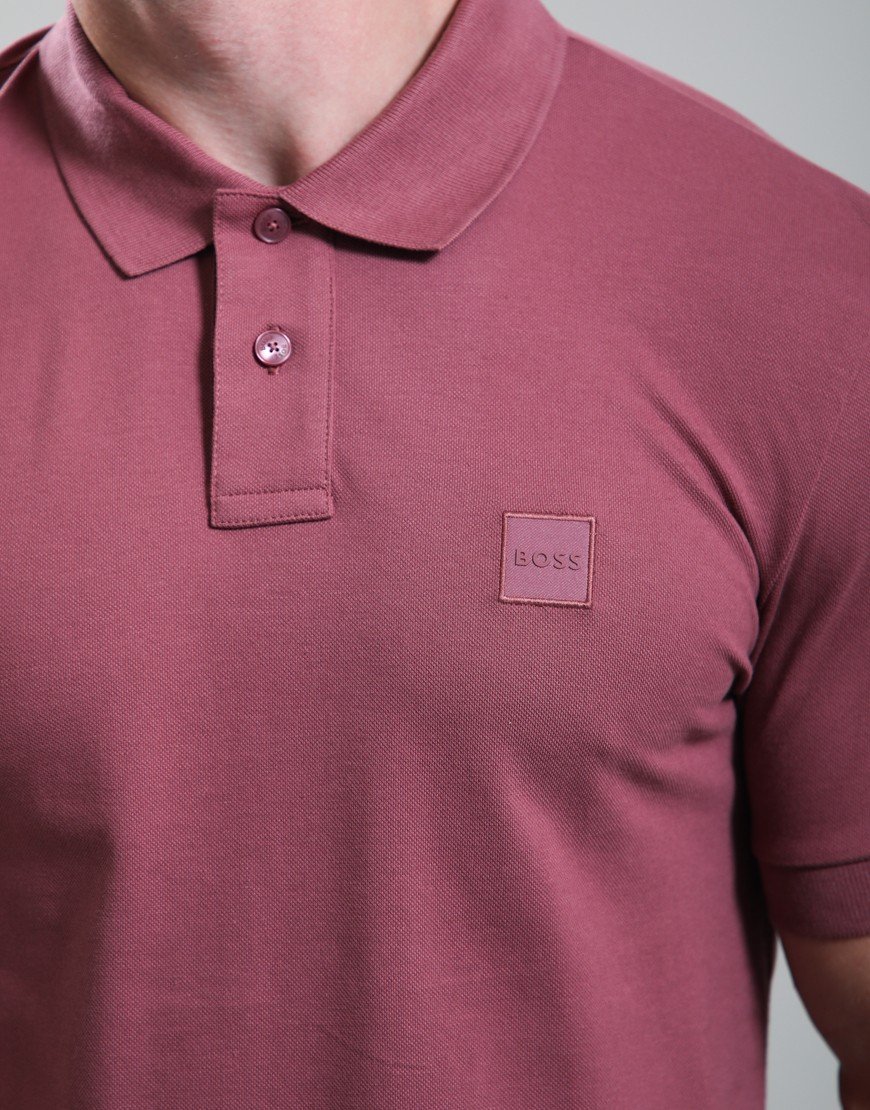 BOSS Passenger Polo Shirt Medium Red