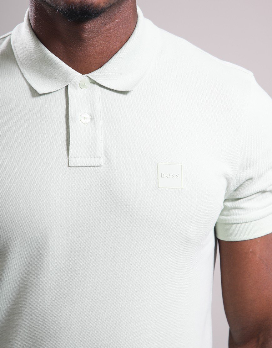 BOSS Passenger Polo Shirt Open Green