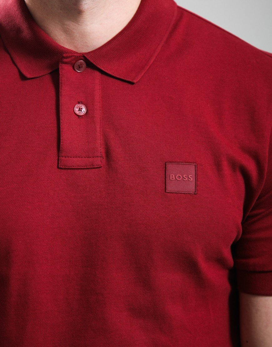 BOSS Passenger Polo Shirt Dark Red