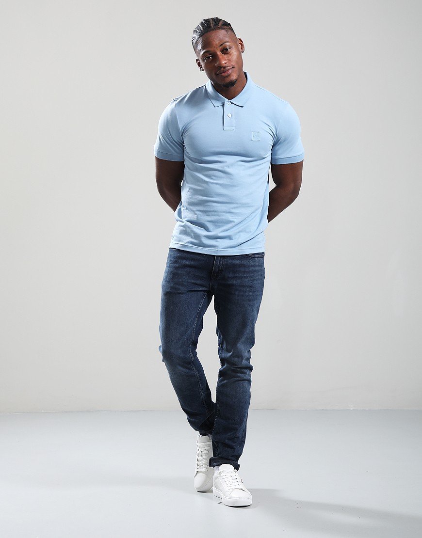 BOSS Passenger Polo Shirt Light Pastel Blue