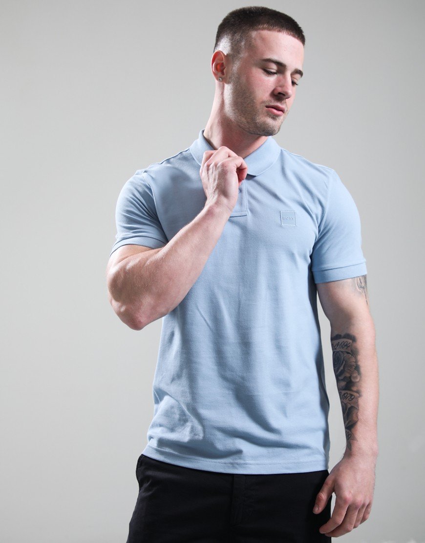 BOSS Passenger Polo Shirt Light Pastel Blue