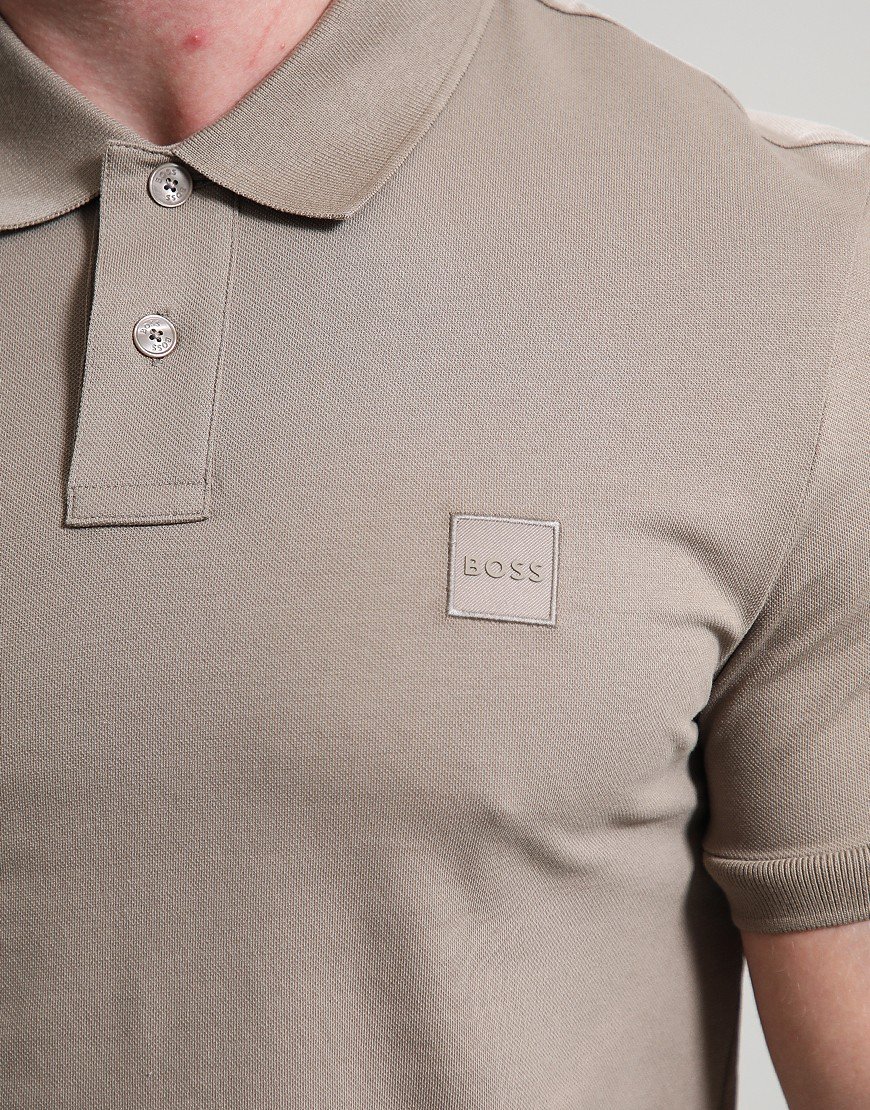 BOSS Passenger Polo Shirt Open Green 346 BOSS Passenger Polo Shirt Open Green 346