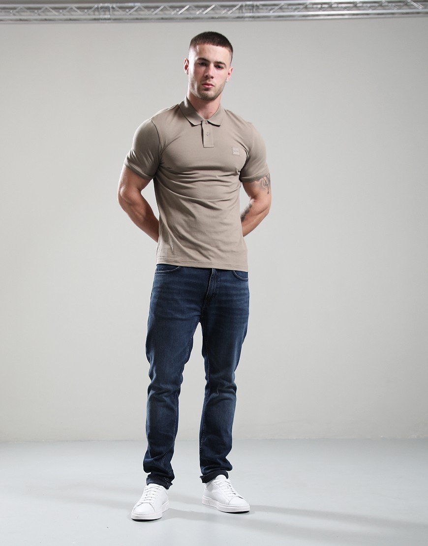 BOSS Passenger Polo Shirt Open Green 346 BOSS Passenger Polo Shirt Open Green 346