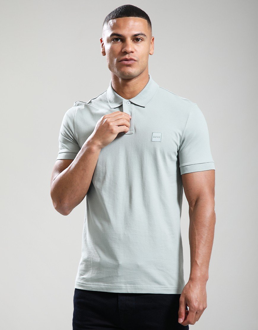 BOSS Passenger Polo Shirt Open Green 351
