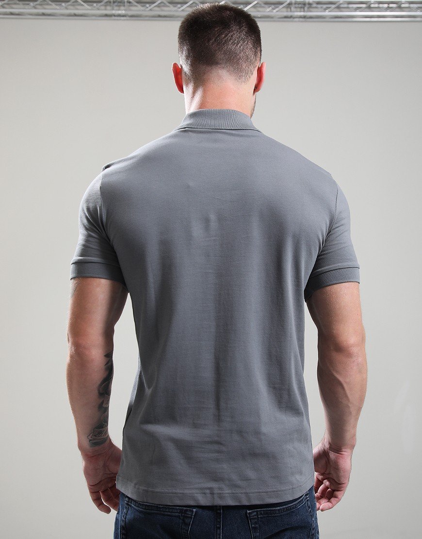 BOSS Passenger Polo Shirt Open Grey BOSS Passenger Polo Shirt Open Grey