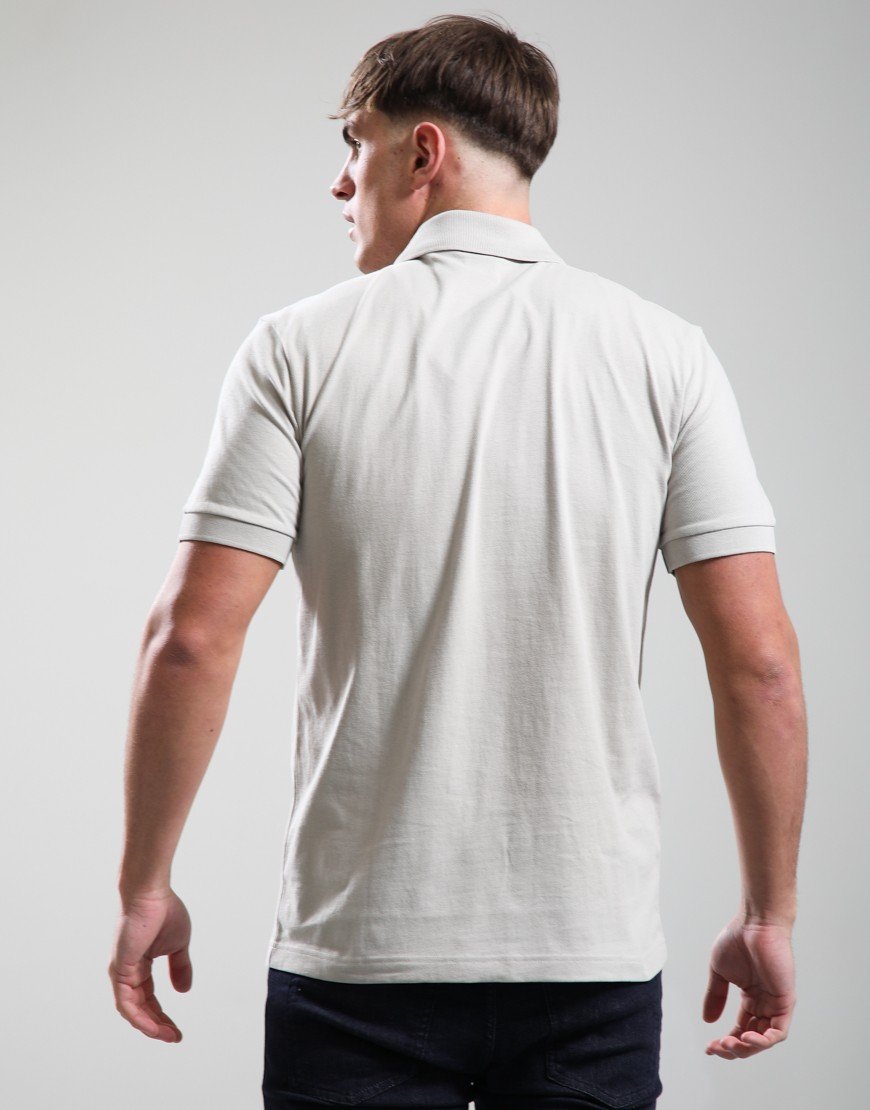 BOSS Passenger Polo Shirt Open Grey