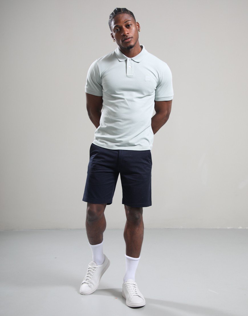 BOSS Passenger Polo Shirt Silver