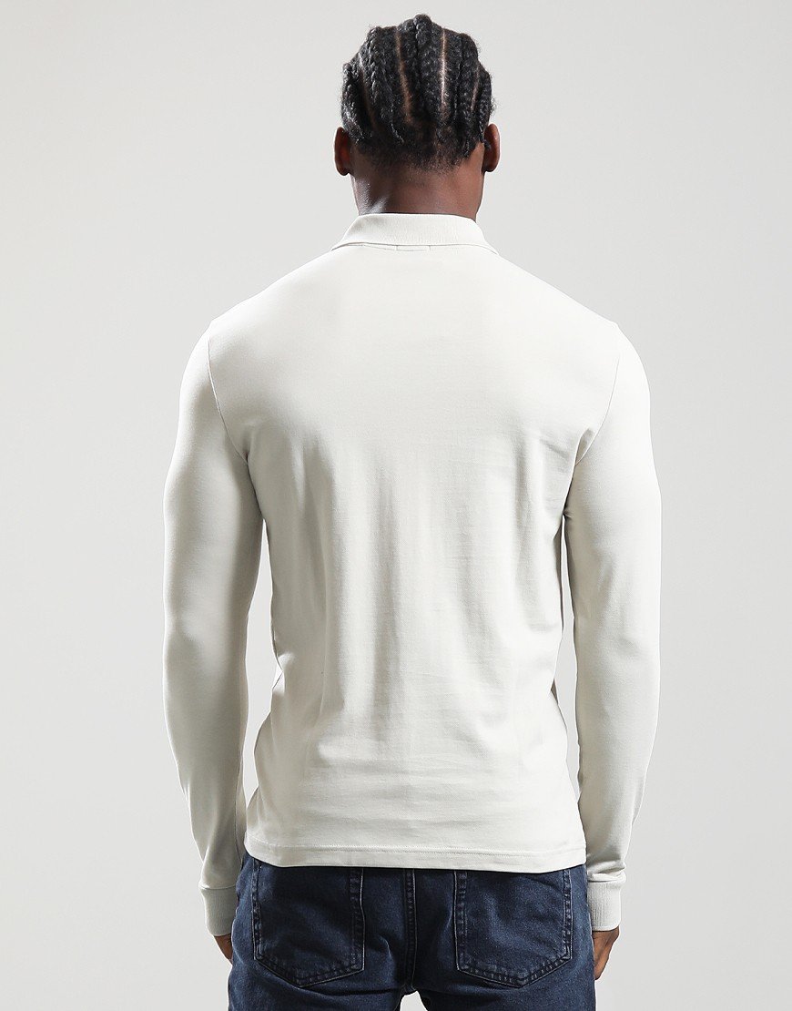 BOSS Passerby Long Sleeve Polo Shirt Light Beige