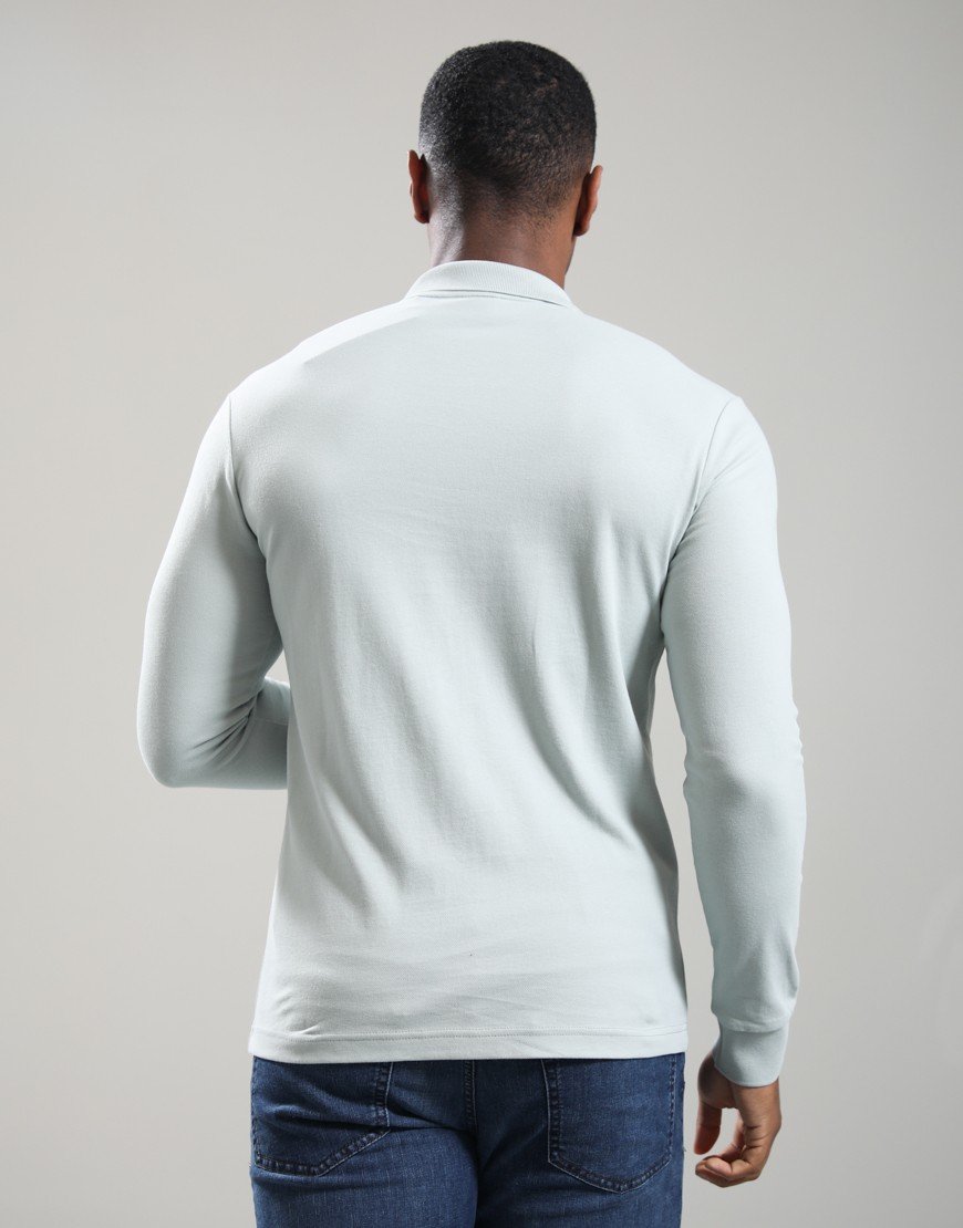 BOSS Passerby Polo Shirt Silver