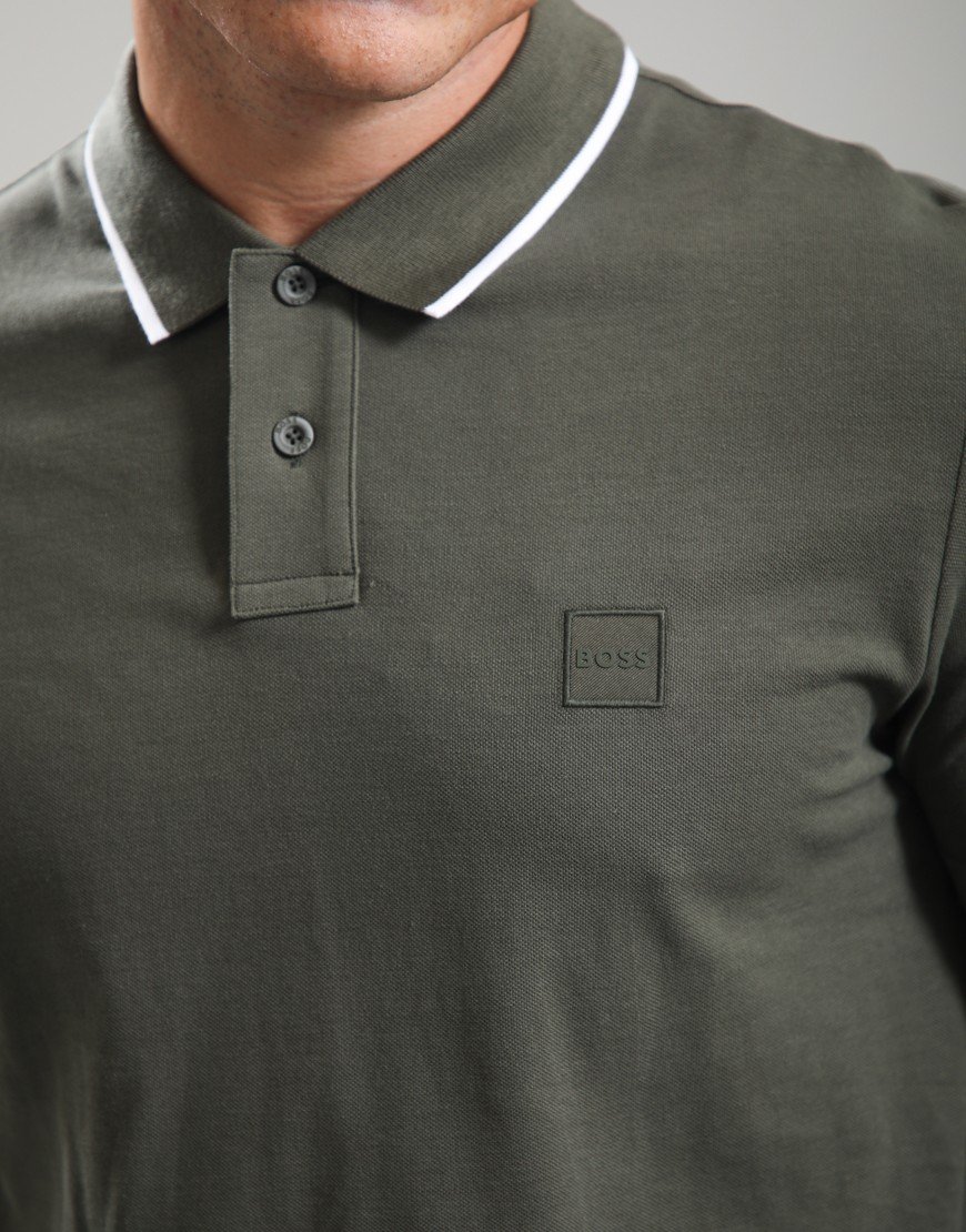 BOSS Passerford Polo Shirt Bright Green