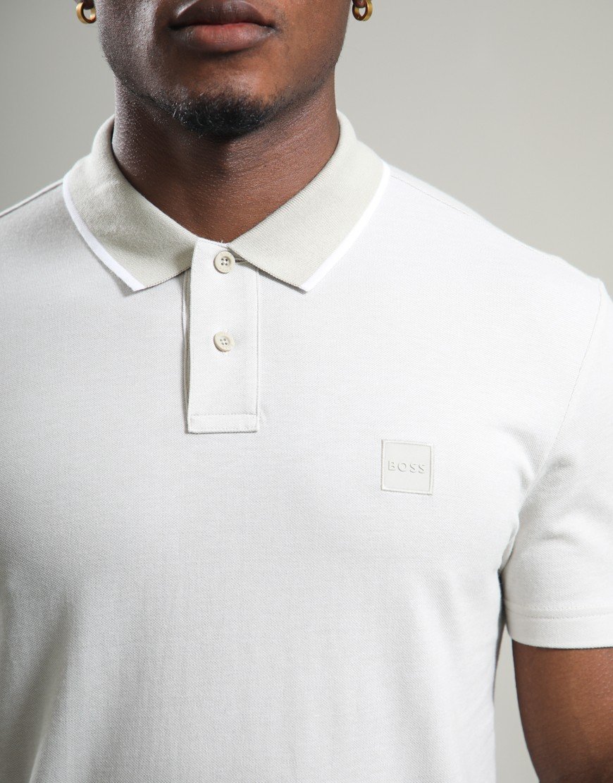 BOSS Passerford Polo Shirt Light Beige