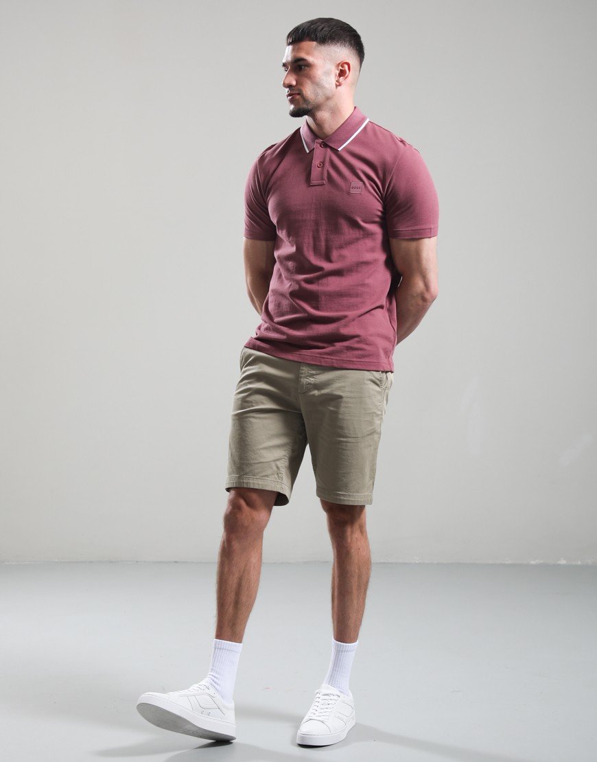 BOSS Passerford Polo Shirt Medium Red