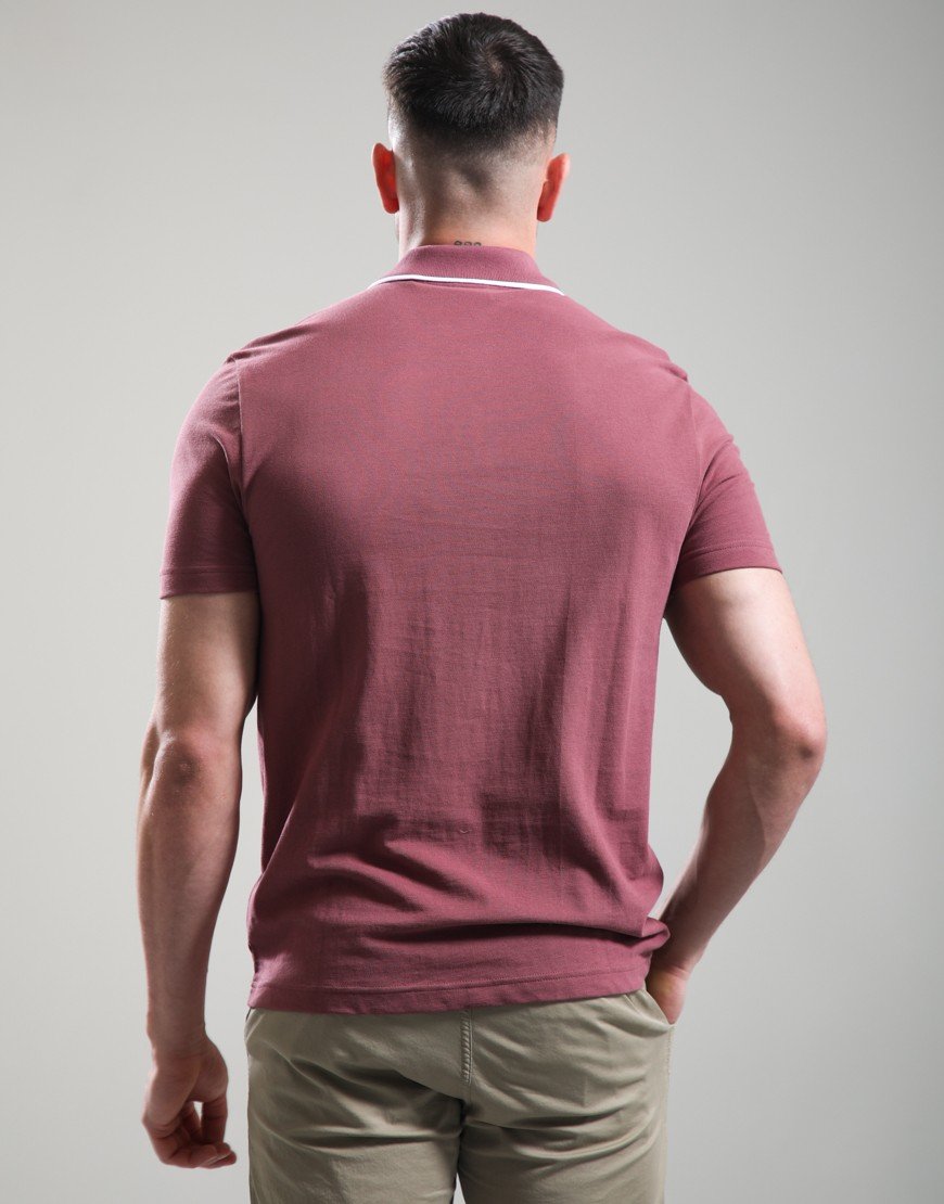 BOSS Passerford Polo Shirt Medium Red