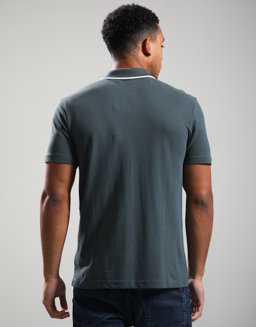 BOSS Passerford Polo Shirt Open Green 377