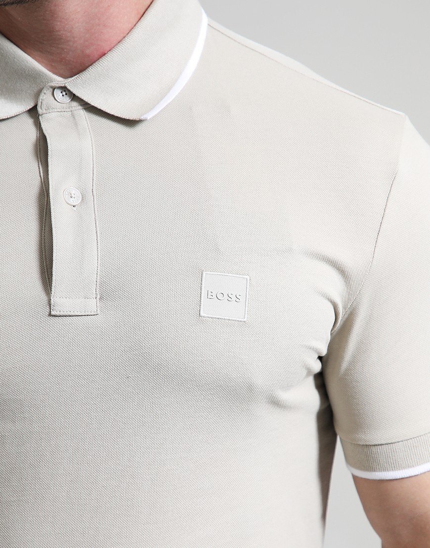 BOSS Passertip Polo Shirt Light Beige BOSS Passertip Polo Shirt Light Beige