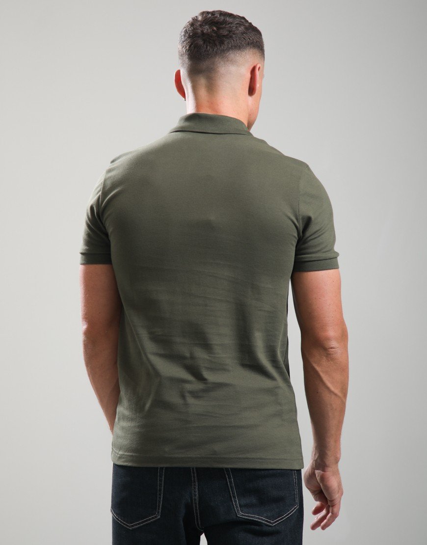 BOSS Passerzip Polo Shirt Bright Green