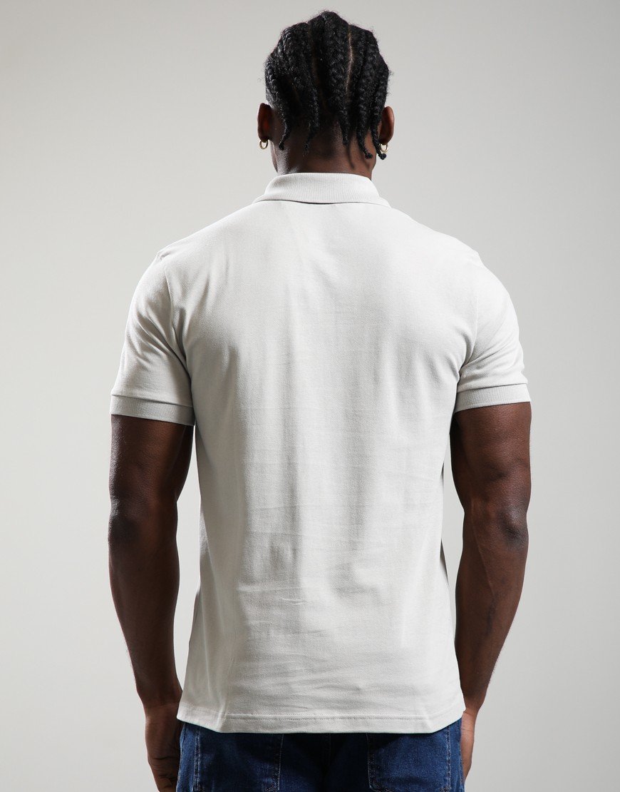 BOSS Passerzip Polo Shirt Open Grey