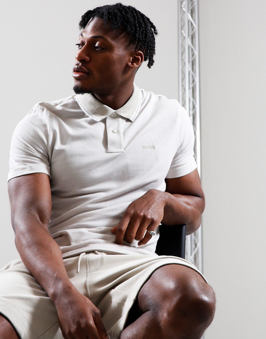 BOSS Peoxford New Polo Shirt Light Beige