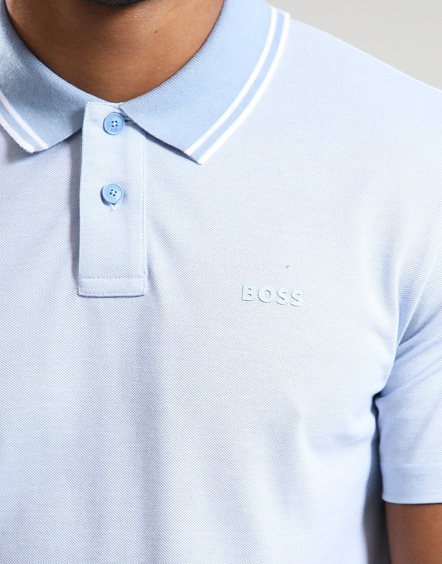 BOSS PeoxfordNew Polo Shirt Open Blue 470