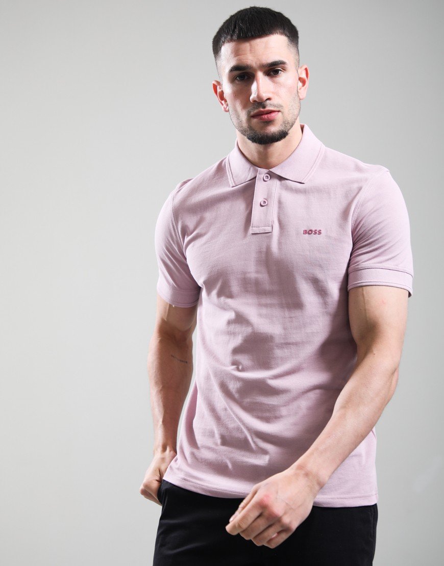 BOSS Prime Polo Shirt Light Pastel Purple