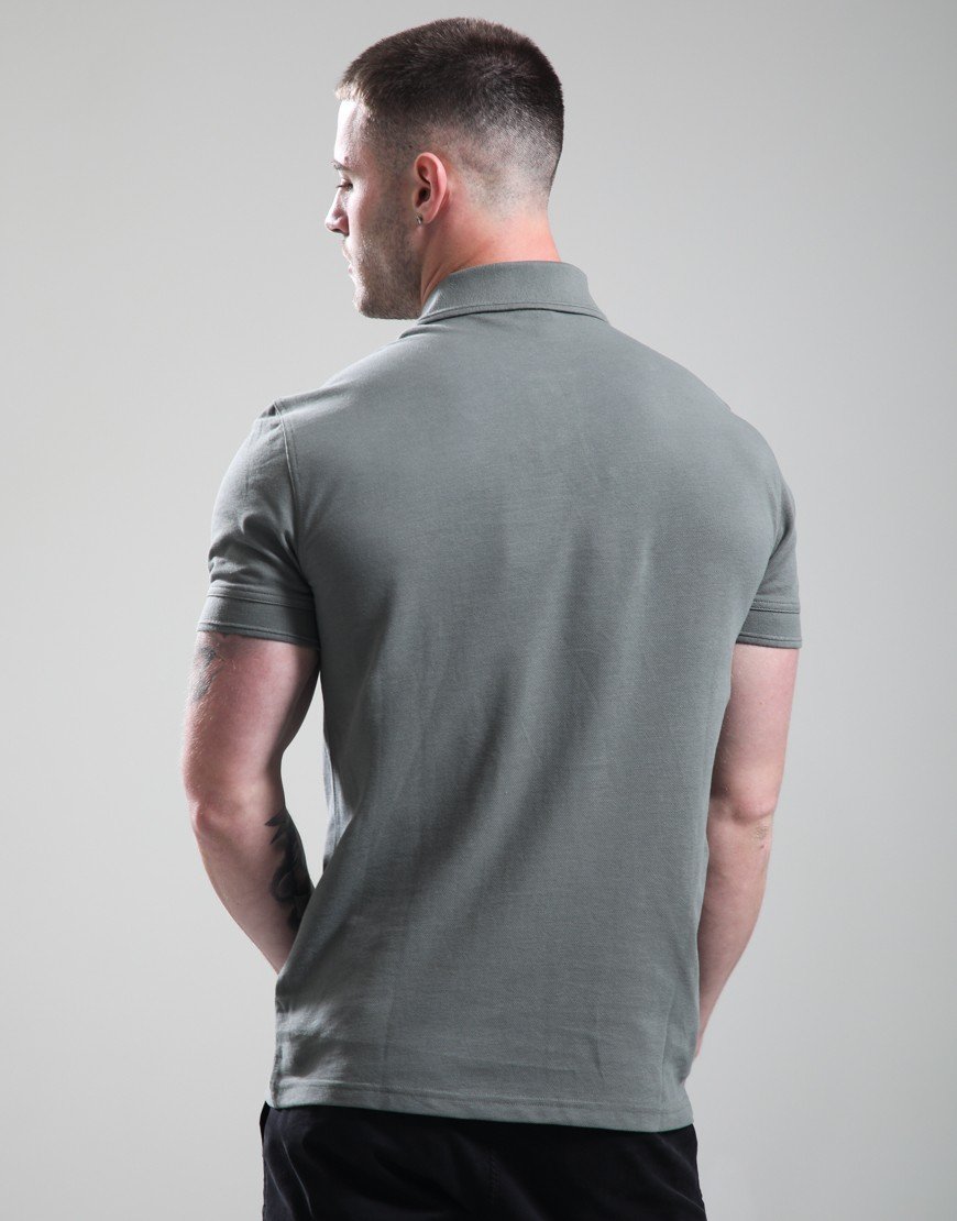 BOSS Prime Polo Shirt Open Grey