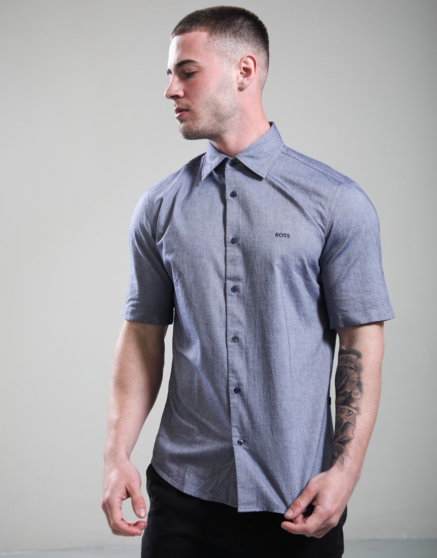 BOSS Rash_2_M Shirt Navy