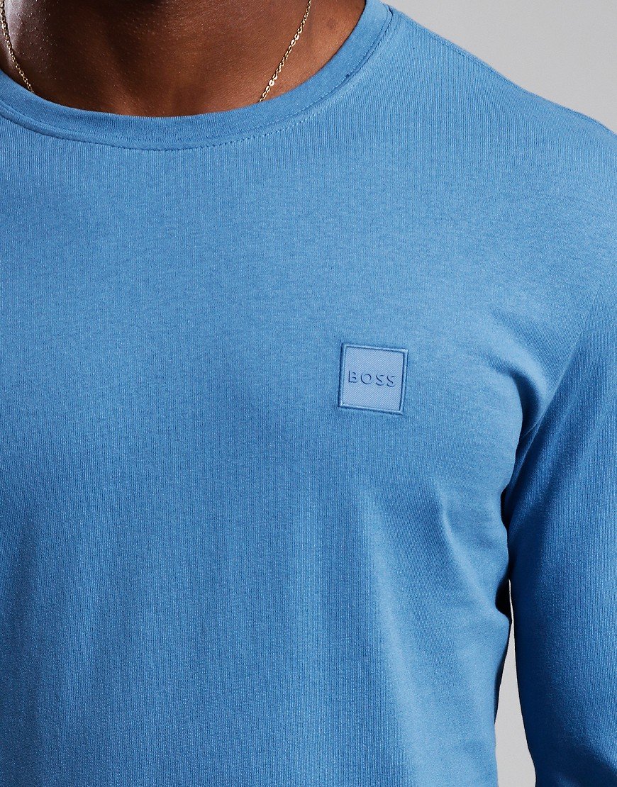 BOSS Tacks Long Sleeve T-Shirt Light Pastel Blue