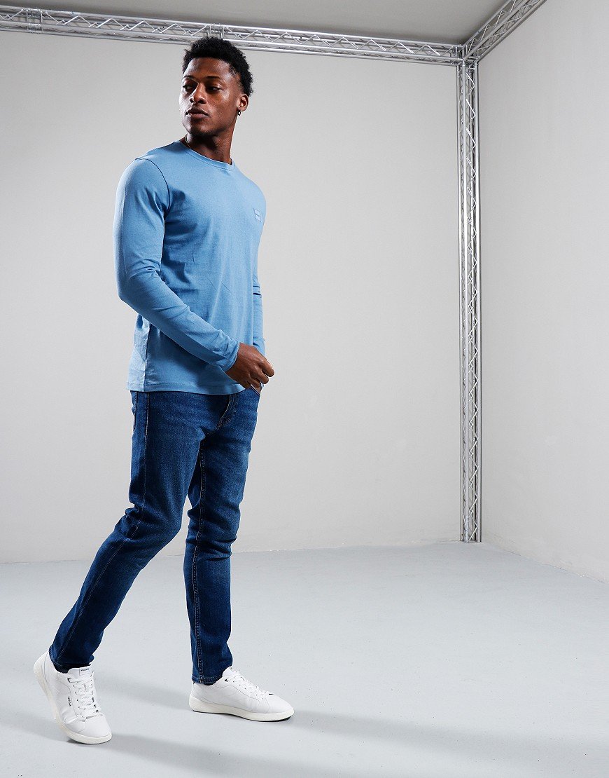 BOSS Tacks Long Sleeve T-Shirt Light Pastel Blue