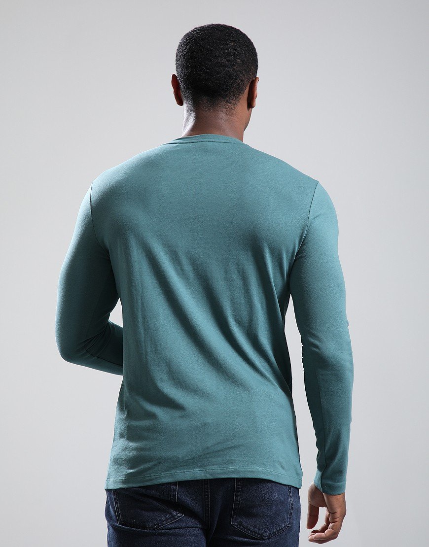 BOSS Tacks Long Sleeve T-Shirt Open Green