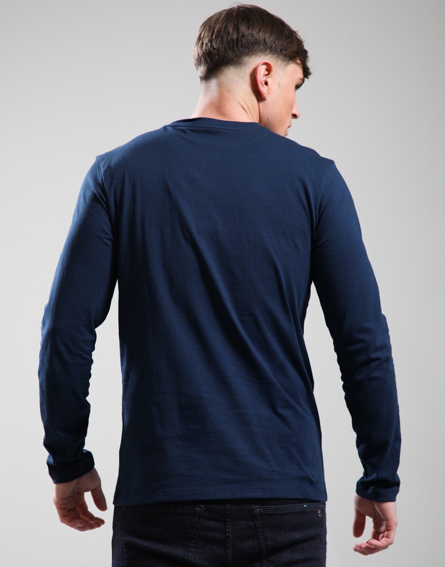 BOSS Tacks Long Sleeve T-Shirt Open Blue