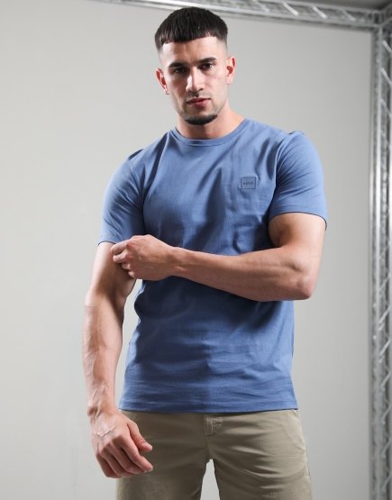 BOSS Tales T-Shirt Open Blue 489