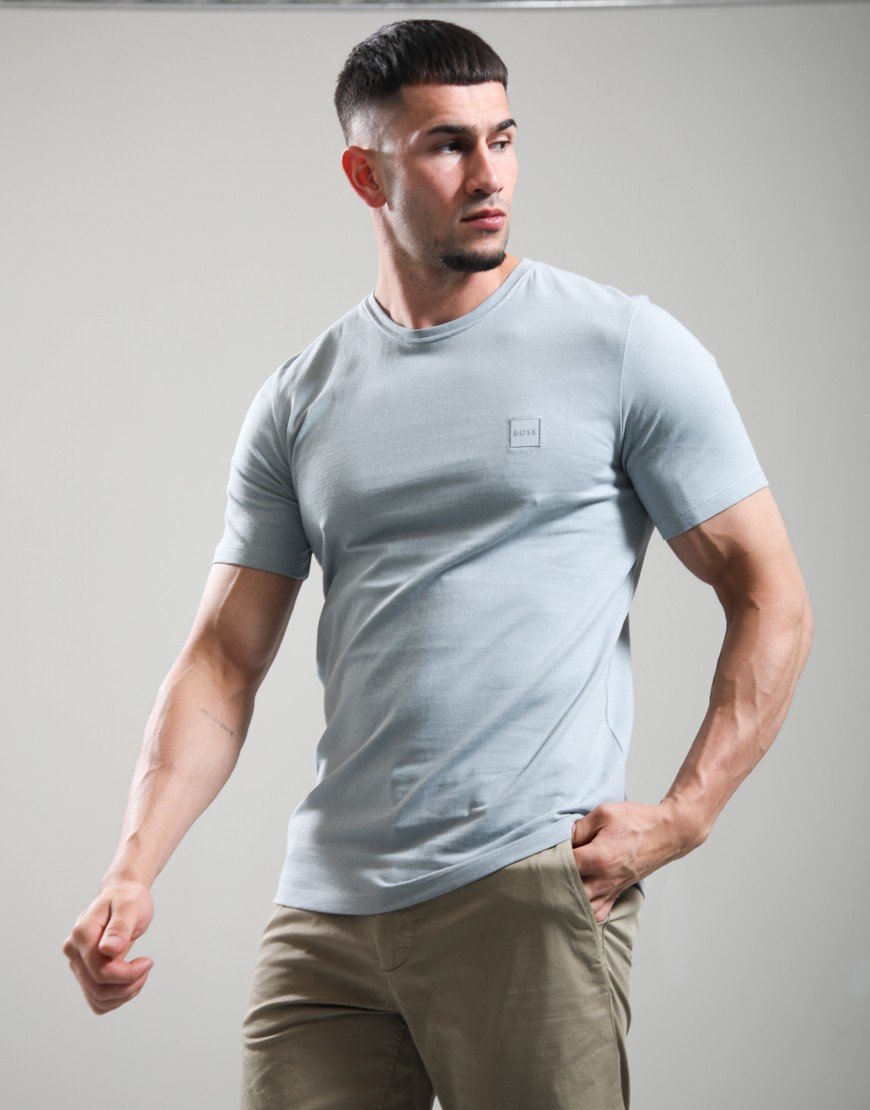 BOSS Tales T-Shirt Open Grey
