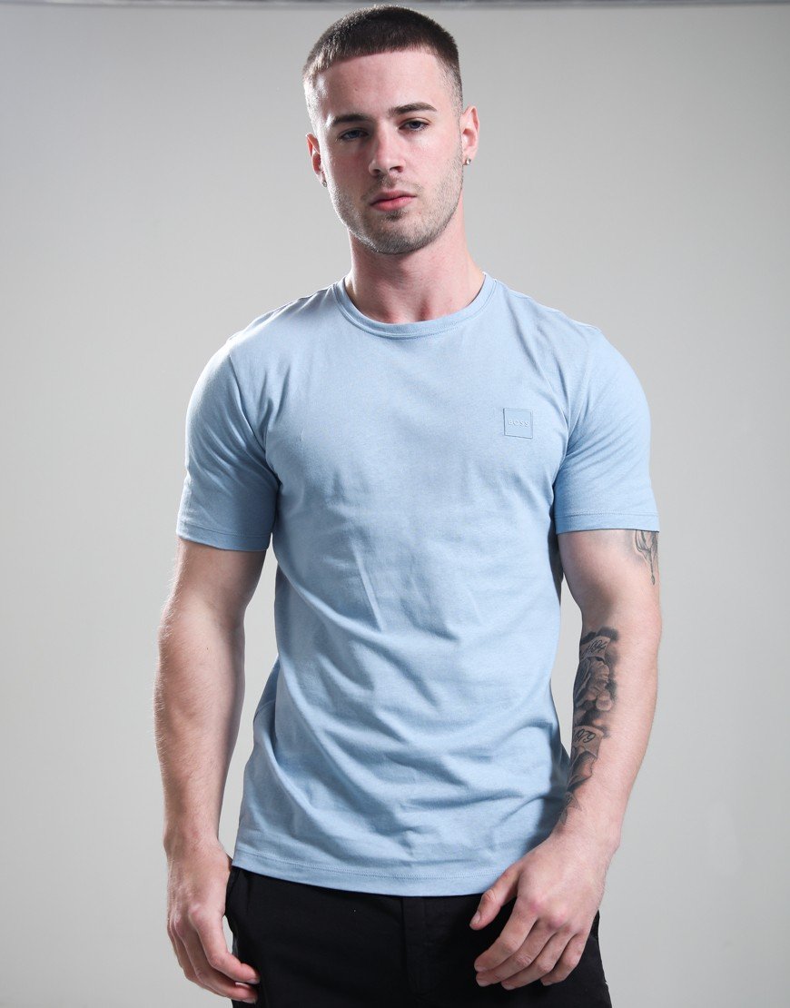 BOSS Tales T-Shirt Light Pastel Blue
