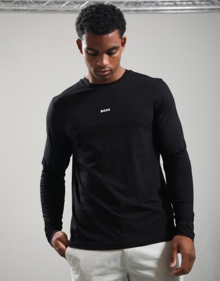 BOSS TChark Long Sleeve T-Shirt Black