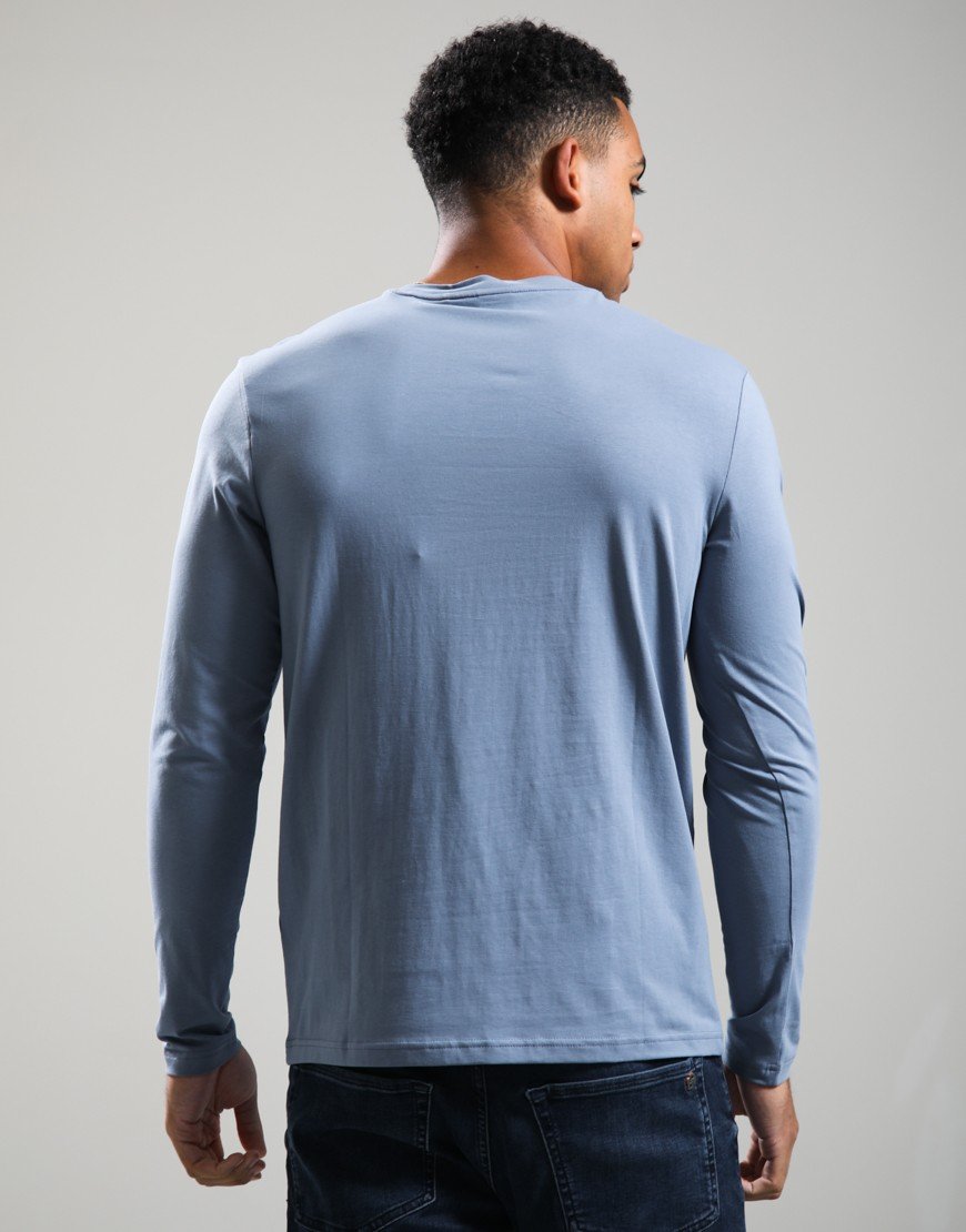 BOSS TChark Long Sleeve T-Shirt Medium Blue 424